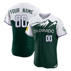 Custom C.Rockies Green City Connect Limited Elite Home Game Any Name & Number Gdoa Stitched Jerseys