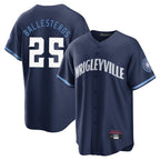 C.Cubs #25 Mois¨¦s Ballesteros Player Navy City Connect Home Game Gdoa Stitched Jerseys