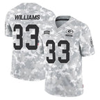 GB.Packers #33 Evan Williams Player Arctic Camo Salute To Service Limited Gdoa Stitched Jerseys