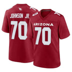 A.Cardinals #70 Paris Johnson Jr. Player Cardinal Limited Home Game Gdoa Stitched Jerseys
