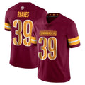 W.Commanders #39 Jeremy Reaves Player Burgundy Limited Vapor Home Game Gdoa Stitched Jerseys