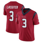 H.Texans #3 Kamari Lassiter Player Red Limited Vapor Untouchable Home Game Gdoa Stitched Jerseys