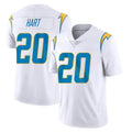 LA.Chargers #20 Cam Hart Player White Limited Vapor Untouchable Home Game Gdoa Stitched Jerseys