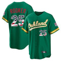 Athletics #25 Brent Rooker Player Kelly Green USA 250 Fourth of July Home Game Gdoa250Ys Stitched Jerseys