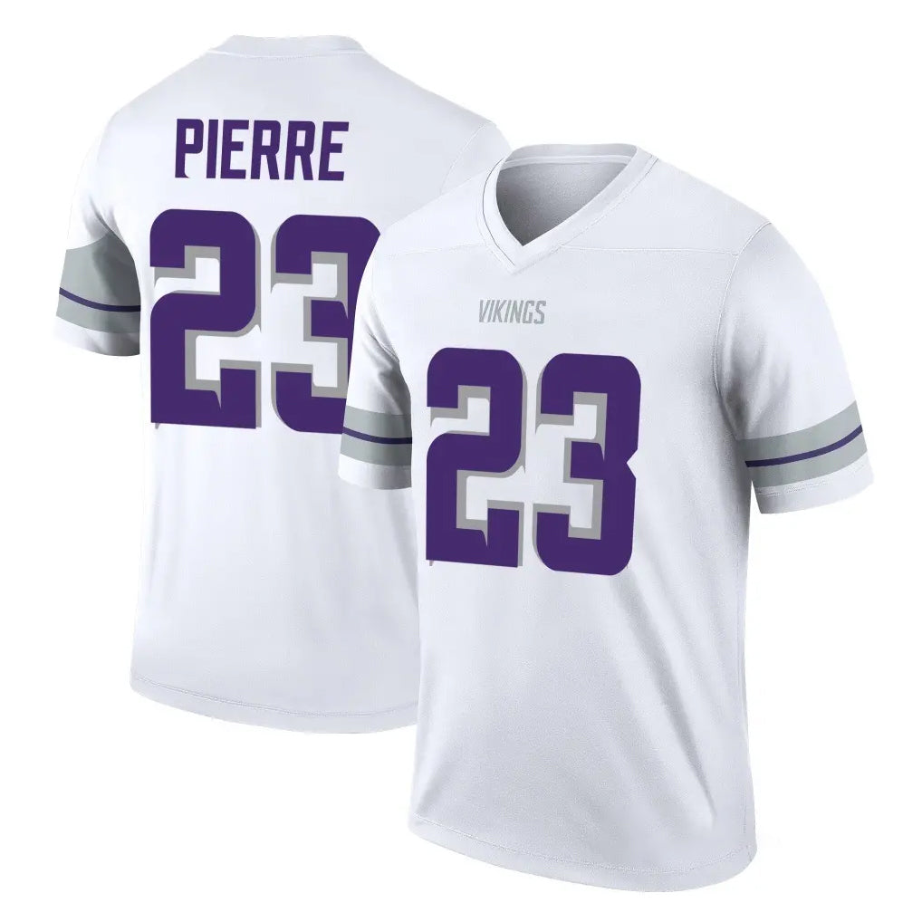 M.Vikings #23 James Pierre Player White Alternate Legend Home Game Gdoa Stitched Jerseys
