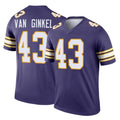 M.Vikings #43 Andrew Van Ginkel Player Purple Limited Classic Home Game Gdoa Stitched Jerseys