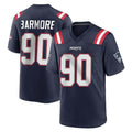 NE.Patriots #90 Christian Barmore Player Navy Home Game Gdoa Stitched Jerseys