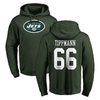 NY.Jets #66 Joe Tippmann Player Green LOGO Pullover Hoodies Limited Game Gdoa Stitched Jerseys