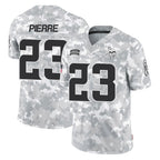 M.Vikings #23 James Pierre Player Arctic Camo Salute To Service Limited Game Gdoa Stitched Jerseys