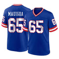 NY.Giants #65 Francis Mauigoa Player Royal Classic Home Game Gdoa Stitched Jerseys