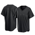 P.Phillies #7 Trea Turner Player Black Pitch Fashion Limited T-shirt Fdoa Stitched Jerseys