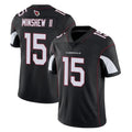 A.Cardinals #15 Gardner Minshew II Player Black Vapor Limited Home Game Gdoa Stitched Jerseys