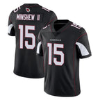 A.Cardinals #15 Gardner Minshew II Player Black Vapor Limited Home Game Gdoa Stitched Jerseys
