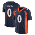 D.Broncos #0 Jonathon Cooper Player Navy Vapor Untouchable Limited Game Gdoa Stitched Jerseys