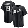 NY.Mets #19 Bo Bichette Player Black Home Game Fdoa Stitched Jerseys