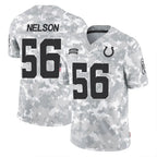 IN.Colts #56 Quenton Nelson Player Arctic Camo Salute To Service Limited Game Gdoa Stitched Jerseys