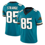 J.Jaguars #85 Brenton Strange Player Teal Prowler Throwback Vapor F.U.S.E. Limited Home Game Gdoa Stitched Jerseys