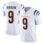 C.Bengals #9 Joe Burrow Player White Vapor Untouchable Limited Home Game Gdoa Stitched Jerseys