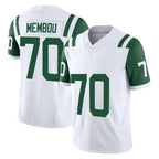 NY.Jets #70 Armand Membou Player White Limited Classic Vapor F.U.S.E. Home Game Gdoa Stitched Jerseys