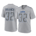 D.Lions #32 Brian Branch Player Gray Atmosphere Fashion Home Game Gdoa Stitched Jerseys