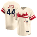 LA.Angels #44 Ben Joyce Player Cream City Connect Limited Home Fdoa Stitched Jerseys