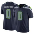 S.Seahawks #0 DeMarcus Lawrence Player Navy Limited Vapor F.U.S.E. Home Game Gdoa Stitched Jerseys