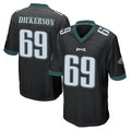 P.Eagles #69 Landon Dickerson Player Black Home Game Gdoa Stitched Jerseys