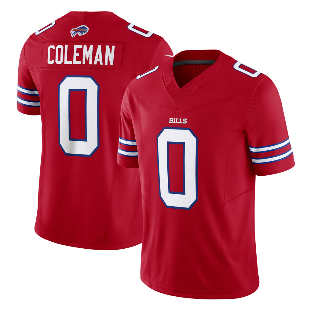 B.Bills #0 Keon Coleman Player Red Vapor F.U.S.E. Jersey Limited Home Game Gdoa Stitched Jerseys