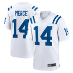 IN.Colts #14 Alec Pierce Player White Home Game Gdoa Stitched Jerseys
