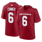 A.Cardinals #6 James Conner Player Cardinal Limited Home Game Gdoa Stitched Jerseys