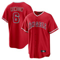 LA.Angels #6 Anthony Rendon Player Red Home Game Fdoa Stitched Jerseys