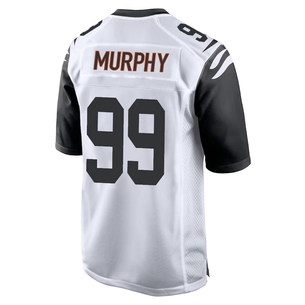 C.Bengals #99 Myles Murphy Player White Alternate Home Game Gdoa Stitched Jerseys