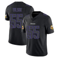 M.Vikings #55 Eric Wilson Player Black Impact LImited Home Game Gdoa Stitched Jerseys