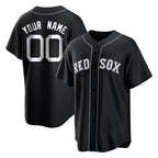 Custom B.Red Sox Black Home Game Any Name & Number Gdoa Stitched Jerseys