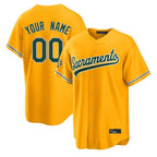 Custom Athletics Gold 2026 Limited Home Game Any name & number Gdoa Stitched Jerseys