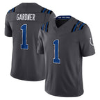 IN.Colts #1 Sauce Gardner Player Anthracite Limited 2026 Rivalries Collection Home Game Gdoa Stitched Jerseys