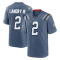 NE.Patriots #2 Harold Landry III Player Blue Rivalries Collection Home Game Gdoa Stitched Jerseys