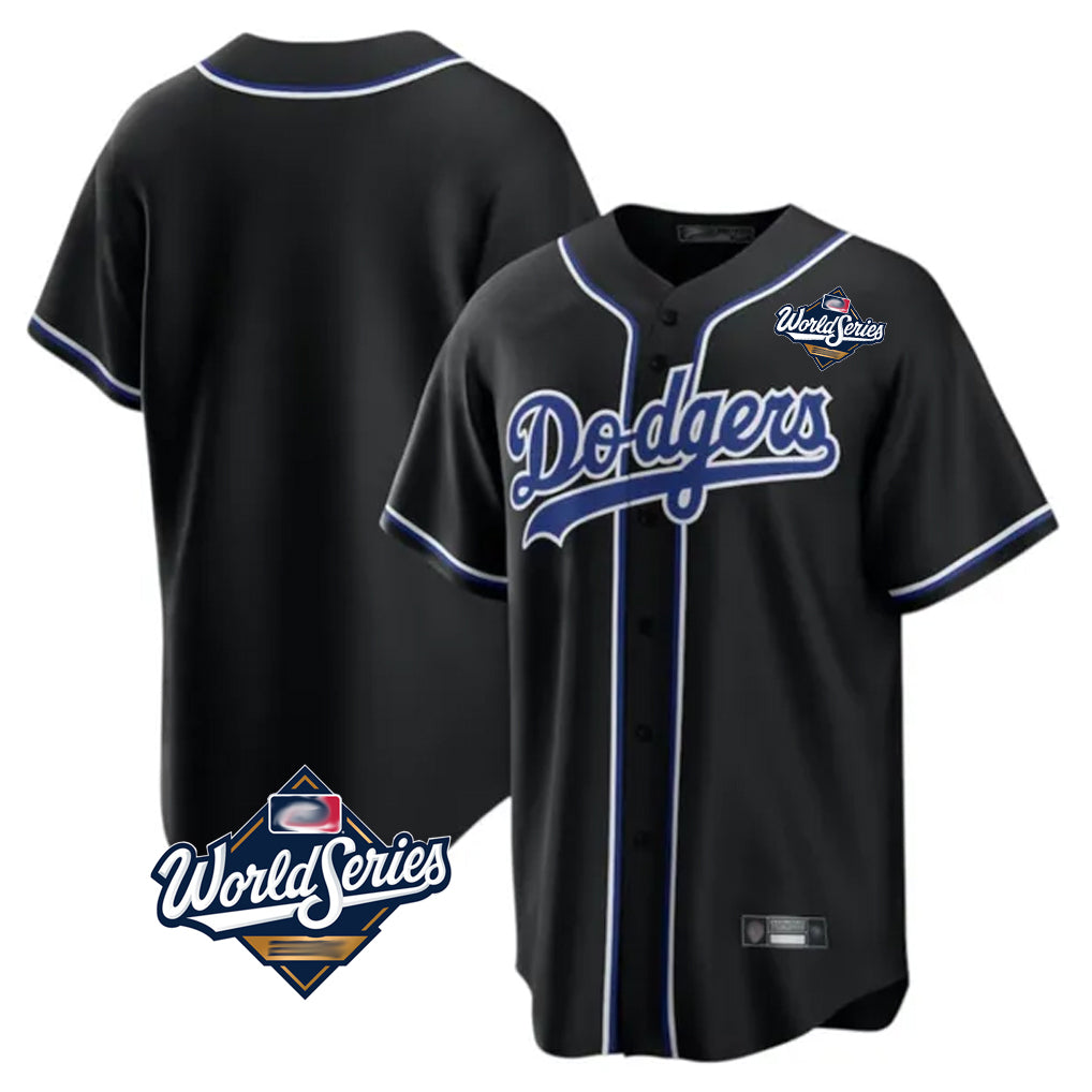 LA.Dodgers ## Dodgers Blank Player Black Carbon Limited Home World Series Fdoa Stitched Jerseys