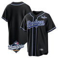 LA.Dodgers ## Dodgers Blank Player Black Carbon Limited Home World Series Fdoa Stitched Jerseys