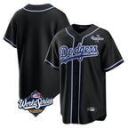 LA.Dodgers ## Dodgers Blank Player Black Carbon Limited Home World Series Fdoa Stitched Jerseys