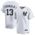 NY.Yankees #13 Jazz Chisholm Jr Player White Limited Home Fdoa Stitched Jerseys
