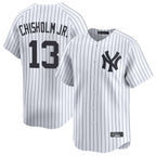 NY.Yankees #13 Jazz Chisholm Jr Player White Limited Home Fdoa Stitched Jerseys