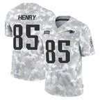 NE.Patriots #85 Hunter Henry Player Arctic Camo Salute To Service Limited Game Gdoa Stitched Jerseys
