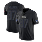 NE.Patriots #97 Milton Williams Player Black Impact LImited Home Game Gdoa Stitched Jerseys