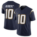 LA.Chargers #10 Justin Herbert Player Navy Vapor F.U.S.E. Limited Home Game Gdoa Stitched Jerseys