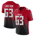A.Falcons #63 Chris Lindstrom Player Red Vapor Untouchable Limited Home Game Gdoa Stitched Jerseys