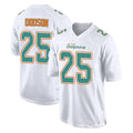 M.Dolphins #25 Tyrel Dodson Player White Fashion Home Game Gdoa Stitched Jerseys