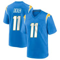 LA.Chargers #11 Cameron Dicker Player Blue Home Game Gdoa Stitched Jerseys