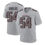 A.Falcons #54 Brandon Dorlus Player Gray Fashion Home Game Gdoa Stitched Jerseys