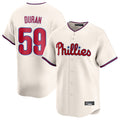 P.Phillies #59 Jhoan Duran Player Cream Home Limited Fdoa Stitched Jerseys